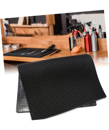 Angoily Anti Skid Hairdressing Mat - Premium Barber Service Cushion for Clippers & Scissors Storage | Durable Styling Tools Pad - Buy Online on GoSupps.com
