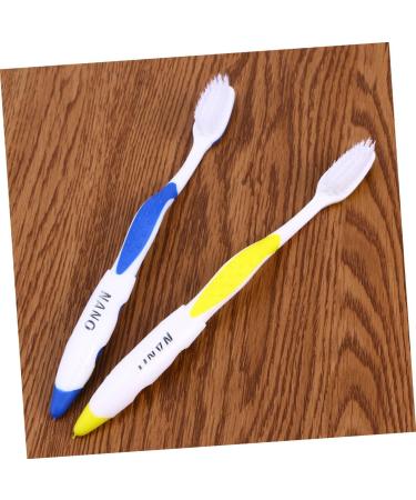 SESESFOUFU 4-Piece Nano Toothbrush Set | Soft Ergonomic Toothbrushes for Deep Cleaning & Optimal Oral Hygiene | Travel-Friendly Toothbrush Bags Included - Buy Online on GoSupps.com