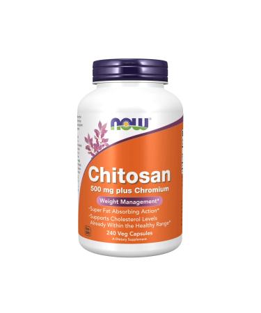 Now Foods Chitosan 500 mg 240 Veg Capsules