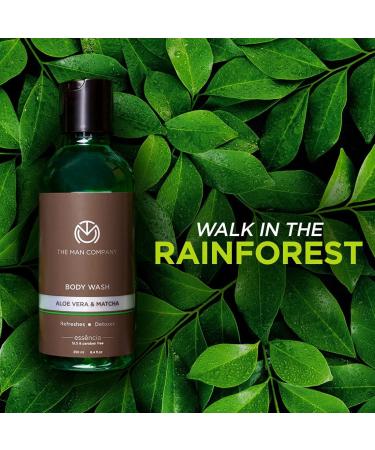 The Man Company Body Wash With Aloe Vera & Matchasoap Free Shower Gel For Glowing & Smooth Skinsls & Paraben-Free - 250 Ml - Buy Online on GoSupps.com