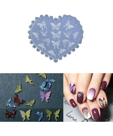 W-LOVNEST Flexible Silicone Nails Art Molds Unique Embossed Nails Accessories Molds Jewelry Supplies Practical Nails Embossing Too Md137 - Buy Online on GoSupps.com