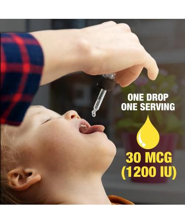 Plant-Based Micellized D3 Liquid 1200 IU for Children & Adults | Highly Absorbable Vitamin D3 Supplement for Bone, Cardiovascular & Immune Health - 750 Servings - Buy Online on GoSupps.com