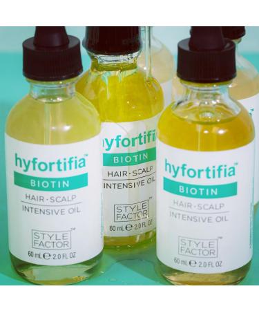 Style Factor Hyfortifia Biotin Shampoo & Conditioner Treatment | Shine Strengthen & Nourish Hair | Made in USA (Hair Scalp Intensive Oil 2 Oz) - Buy Now - Buy Online on GoSupps.com