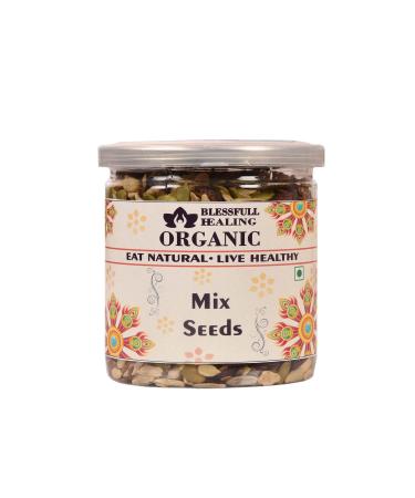 Blessfull Healing Organic Mix Seeds 300 Gram Airtight Container (Packing May Vary)