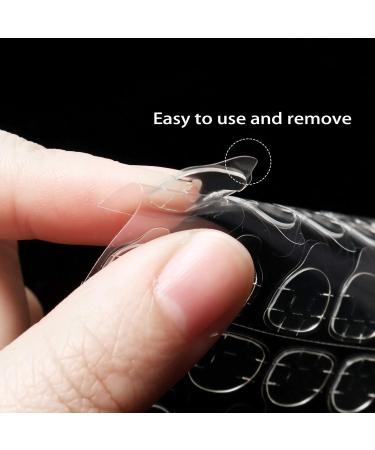 Allstarry 1200 Pieces Double-Sided Jelly Nail Stickers - Waterproof Breathable Super Sticky False Nail Glue for Perfect Manicures - International Shipping Available - Buy Online on GoSupps.com