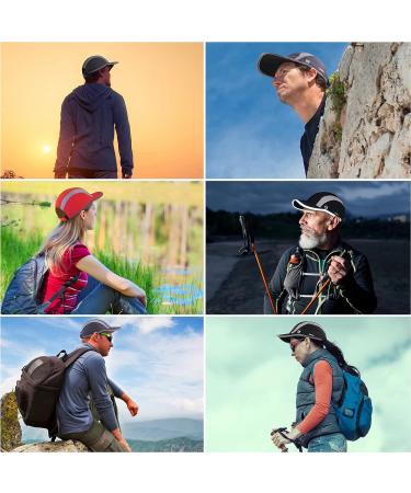 GADIEMKENSD Reflective Folding Outdoor Hat UPF 50+ Sun Protection - Unisex White Sport Hat - Buy Online on GoSupps.com