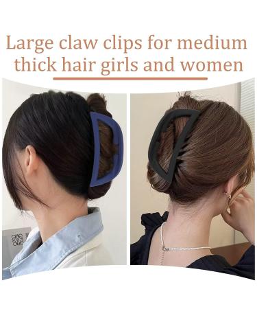 10 Pcs Ladder-Shaped Large Claw Clips for Women - 4.5 Inch Non-Slip Hair Clamps for Thick Hair - Buy Online on GoSupps.com