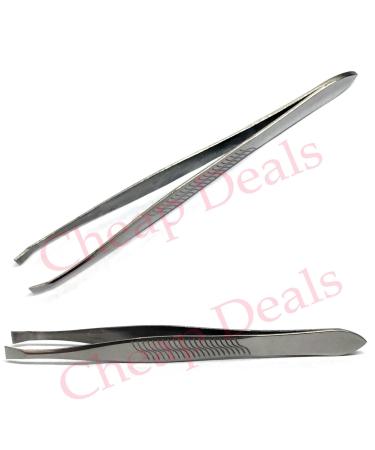 Systemeleven 90mm stainless steel tweezers ideal for eyebrow beauty tips care