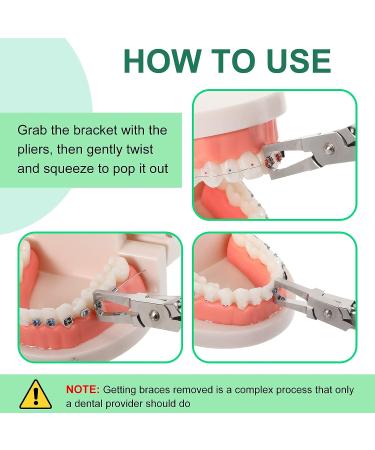 Anterior Bracket Removing Plier - Brace Removal Tool Kit for Stainless Steel Braces - Buy Online on GoSupps.com
