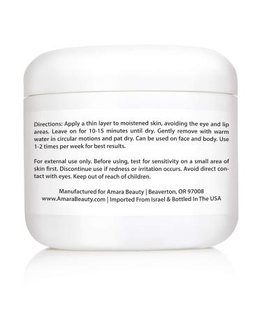 Buy Amara Beauty Dead Sea Mud Mask - Pure Detoxifying Mud for Face & Body - 8 oz | Nourish & Restore Healthy Skin - Buy Online on GoSupps.com