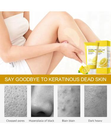  Rakiuty Exfoliating Gel Scrub Brightening Exfoliating Peeling Gel Exfoliating Body Scrub Women's Face Scrub 100 ml - Buy Online on GoSupps.com