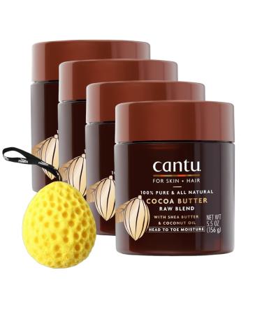 Skin & Hair Therapy Oil Nourishing Ingredients with Bath Sponge Multi-Use Skin Therapy Oil for Radiant Skin and Hair Skin Hair Therapy Therapy Oil for Hydration & Shine Pack of 4
