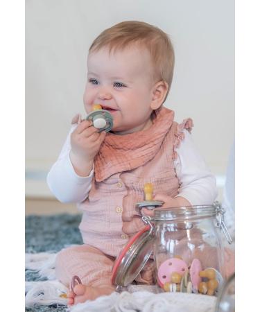 Rebael Fashion Natural Rubber Schnuller - Stormy Pearly Elephant Size 1 (0-6 Months) | International Shipping - Buy Online on GoSupps.com