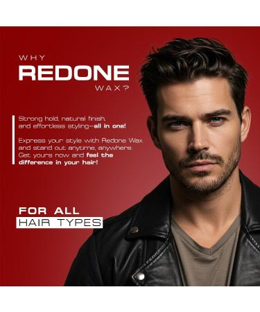 RedOne Hair Styling Wax Red 150 ml | Edge Control | Ultra Hold | Hair Wax for Men and Women | Strawberry Fragrance | Maximum Control - Buy Online on GoSupps.com