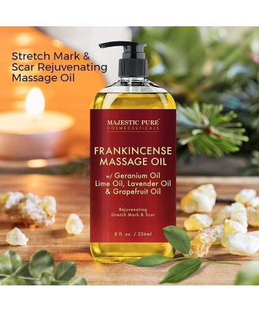 Majestic Pure Sore Muscle Lavender & Frankincense Massage Oil Bundle - 8 fl oz Each - Buy Online on GoSupps.com