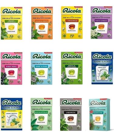 Ricola Novelty Kit - ITDSTORE - Sugar-free Herb Candies in Many Assorted Tastes (20 Boxes) - Buy Online on GoSupps.com