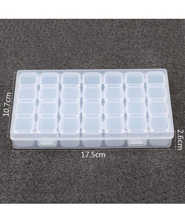 Siming Transparent Sorting Box - 28 Compartments Removable Bead Storage for Organizing Crafts - Buy Online on GoSupps.com