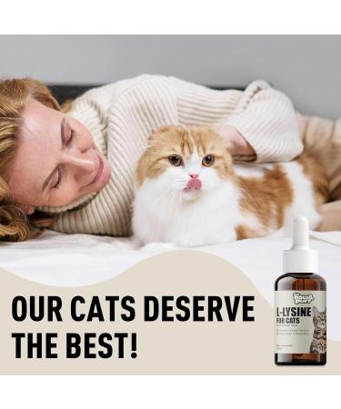 Lysine for Cats L-Lysine Liquid Drops for Cats Feline Upper Respiratory Sneezing Runny Nose Eye Function Immune Support for Kittens with Taurine Lutein and Vitamins Roast Chicken Flavor 50ML - Buy Online on GoSupps.com