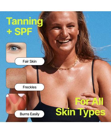 TROPIC LABS Smart Screen Mineral Tanning Sunscreen SPF 22 - Natural Reef Safe Lotion for Safe Tanning & Accelerated Results 3.4oz - Buy Online on GoSupps.com