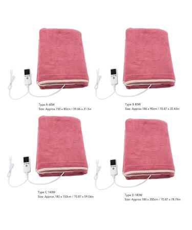 Home Electric Blanket | EU Plug AC220V Heating Pad - 180x90cm 80W | Cozy & Warm Bedroom Comfort - Buy Online on GoSupps.com