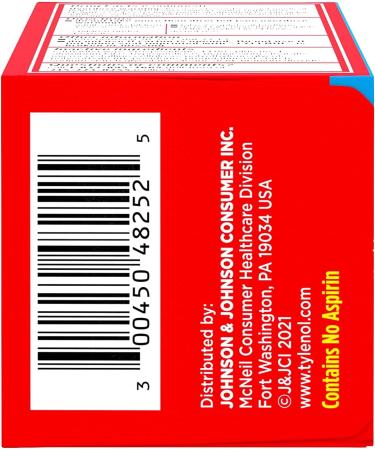 Tylenol PM Extra Strength Caplets - 500mg Acetaminophen & 25mg Diphenhydramine for Nighttime Pain Relief - Non-Habit Forming - 50 ct - Buy Online on GoSupps.com