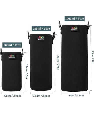 Nuovoware Universal Drinking Bottle Pocket Case - Neoprene Water Flashing Bag with Adjustable Weightless Beam | Perfect Protective Cover for Travel & Adventures - Buy Online on GoSupps.com