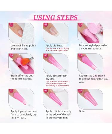 Saviland 31PCS Dip Powder Nail Kit Starter- Colorful Garden Series - 20 Colors Dipping Powder Set & 15ml Dip Powder Liquid Set - Manicure Tools Kit for Home DIY Nail Salon Prom A1 - Buy Online on GoSupps.com