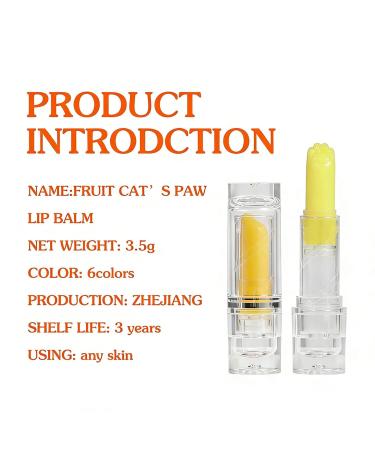 ACSUSS Hydrating Color-Changing Balm Women's Daily Fruit Flavored Lip Stick for Nourished Feel Pineapple One Size One Size Pineapple - Buy Online on GoSupps.com