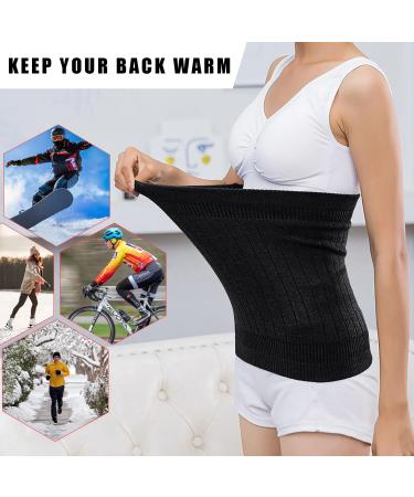 1 Piece Knitted Back Warmer Elastic Thermal Waist Band Soft Abdominal Heating Band Warm Support for - Buy Online on GoSupps.com