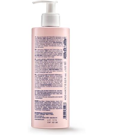 Rilastil Daily Care - Nettoyant visage et yeux - Huile laiteuse - Nettoyant hydratant pour peaux sensibles et s ches - Soothing et apaisant au beurre de karit - Acide hyaluronique - 400 ml - Buy Online on GoSupps.com