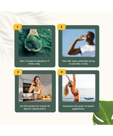  Cupplement Cupplement - Spirulina 150 Grams - Organic - Free Scoop - High Quality Powder - Buy Online on GoSupps.com