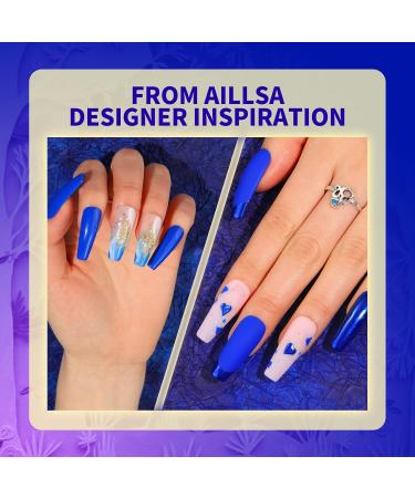 AILLSA Navy Blue Gel Nail Polish - Long Lasting, Chip Resistant 15ML Varnish for Salon & Home Use | Soak Off UV/LED | Gift for Her - Buy Online on GoSupps.com