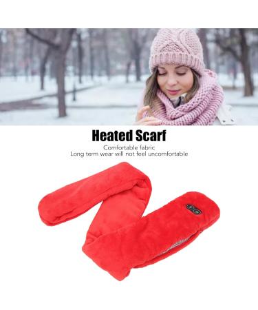 Buy Intelligent Heating Scarf with USB Massage - Adjustable Temperature Neck Heating Pillow for Men & Women (Red) | International Shipping Available - Buy Online on GoSupps.com