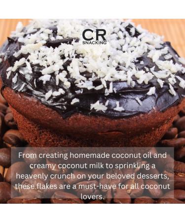 Desiccated Coconut (Medium) - 1kg | GMO FREE Coconut Fibre | Unsweetened Coconut Flakes | Shredded Dehydrated Coconut Flake | Perfect For Coconut Oil Coconut Milk Coconut Water Lovers - Buy Online on GoSupps.com