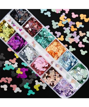 3D Holographic Nail Glitters Art Sequins Decals Decoration Design Flakes Ultra-Thin Colorful Glitter Sticker 2021 Designer Fashion Nail Sequin Acrylic for Nail Art Decoration Style4