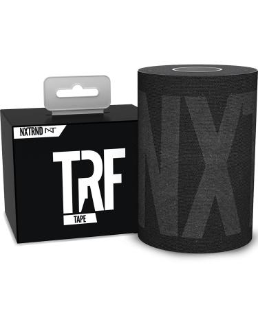 Nxtrnd TRF Turf Tape for Arms Football, Extra Wide Football Turf Tape, Athletic Tape, Flexible Kinesiology Tape, Waterproof Sports Tape, Ultra Sticky Kinesio Tape (Black)