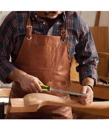 Square File Rasp File for Metal - Professional Wood Files - Woodworking Files with Ergonomic Handle Four Sided Metal File Hand Tool Rasp for Wood and Metalwork Square File With 6-inch Teeth - Buy Online on GoSupps.com