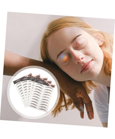 Beavorty Fake Stickers 5 Sheets Eyebrow 3d Sticker Waterproof Stickers Brow Makeup Grooming Shaping Eyebrow Stickers Miss - Buy Online on GoSupps.com