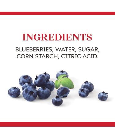 Duncan Hines Comstock Simply Blueberry Pie Filling 21oz (Pack of 8) - Delicious and Easy to Use! - Buy Online on GoSupps.com