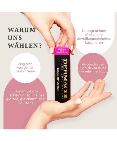 Dermacol Full Coverage Foundation - Matte Liquid Makeup with SPF 30 | Waterproof for Oily Skin & Acne | Long-Lasting 30g - Color 225 - Buy Online on GoSupps.com
