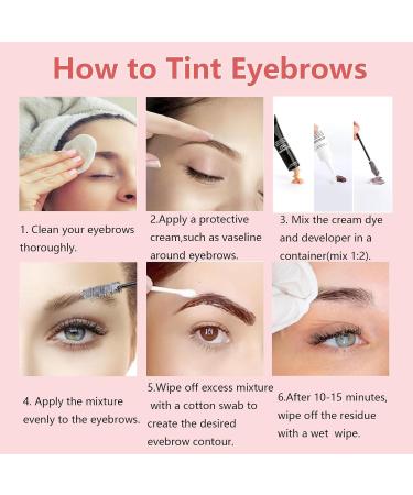 Eyebrow Color Kit | 2 in 1 Eyelash & Eyebrow Coloring Set - Quick & Thick Professional DIY at Home | 10ml Coffee - Buy Online on GoSupps.com