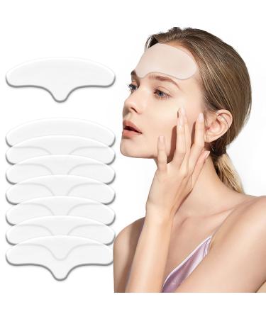 Pacify 8 Pcs Silicone Forehead Wrinkle Patches Reusable Anti Wrinkle Silicone Patches for Smoothing Forehead Face Wrinkles & Fine Lines Overnight