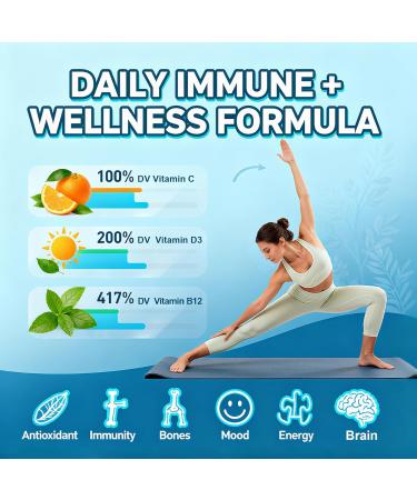 Potassium Gummies 1000mg - Potassium Citrate Supplements for Electrolyte Energy Muscle with Magnesium Complex Coq10 L-Taurine Vitamin B12 D3 - Electrolyte Gummies for Women Men - Vegan 2Pack - Buy Online on GoSupps.com