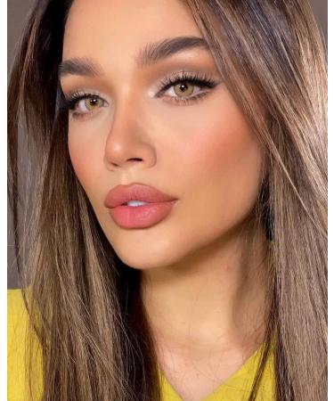 El Amore Coffee Colored Contact Lenses - Retro Series | Highly Covering Monthly Brown Lenses for Dark Eyes | 6 Months Wear - 1 Pair - Buy Online on GoSupps.com