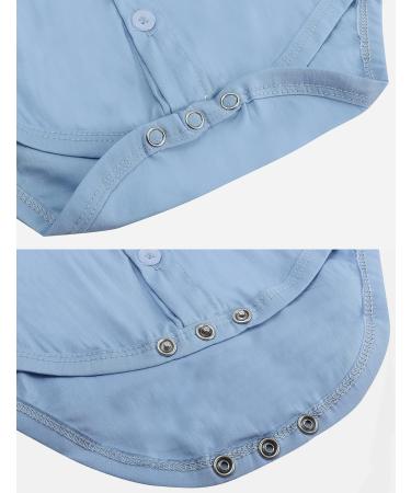 Mint Green Baby Boy Wedding Outfit Set | Bodysuit Gentleman Clothing with Suspender Trousers, Shirt, Bow Tie | 9-12 Months | Solid Blue - Buy Online on GoSupps.com