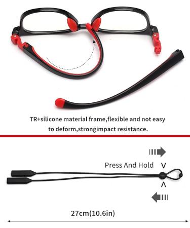 JM Kids Blue Light Glasses | Computer Gaming Glasses for Girls & Boys Ages 3-10 - Buy Online on GoSupps.com