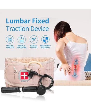 EAYH Lumbar Vertebral Decompression Back Belt | Pain Relief Device for Lower Back | Traction for 29-49 Inch Waist Men & Women - Buy Online on GoSupps.com