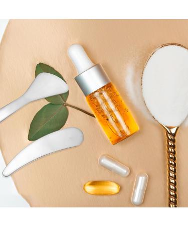 Buy Beaupretty 2pcs Cosmetic Spatula Set - Mini Facial Cream Spoon & Stainless Steel Spatula for Skincare | International Shipping Available - Buy Online on GoSupps.com