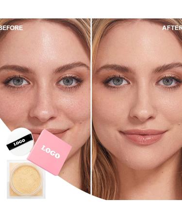 Loose Setting Powder - Oil Control Full Coverage Face Finishing Powder | Long-Wear Loose Makeup Powder For Outgoing Daily Commutes Live Streaming Travel 03# B - Buy Online on GoSupps.com
