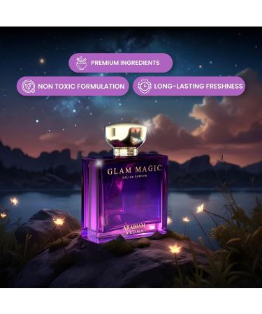 Arabian Aroma Glam Magic Women's Perfume | Long Lasting Perfumes for Women | Floral Perfume -Women and Girls' perfume | Eau De Perfume (100ml) - Buy Online on GoSupps.com